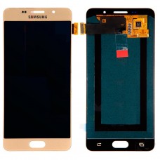 Дисплей Samsung A510 Galaxy A5 (2016) (Super Amoled)  Gold