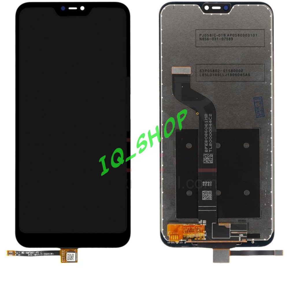 Дисплей Xiaomi Mi A2 Lite, Redmi 6 Pro, с тачскрином, Black
