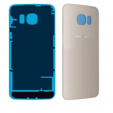 Задняя крышка Samsung G925 Galaxy S6 Edge, High Copy, Gold