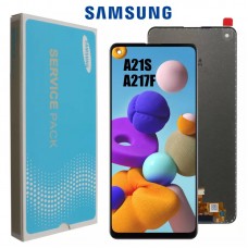 Оригинал дисплей Samsung A217 Galaxy A21s 2020, с тачскрином
