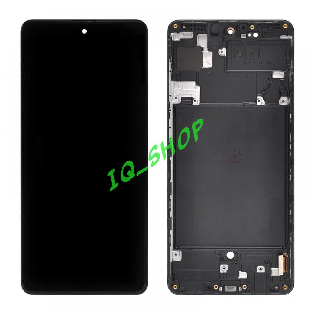 Модуль Дисплей Samsung A715 Galaxy A71 2020 с отпечатком пальца 