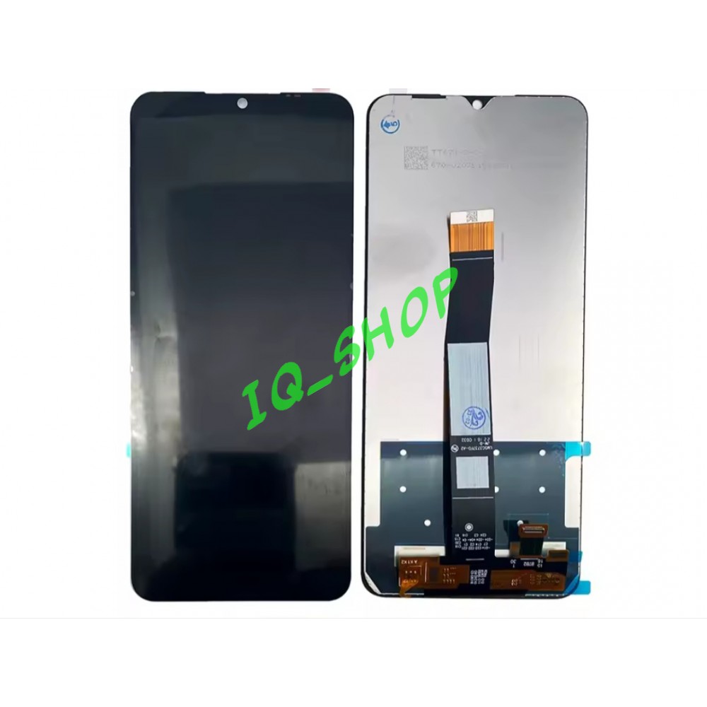 Дисплей для Xiaomi Redmi 10C/Poco C40 з чорним тачскріном