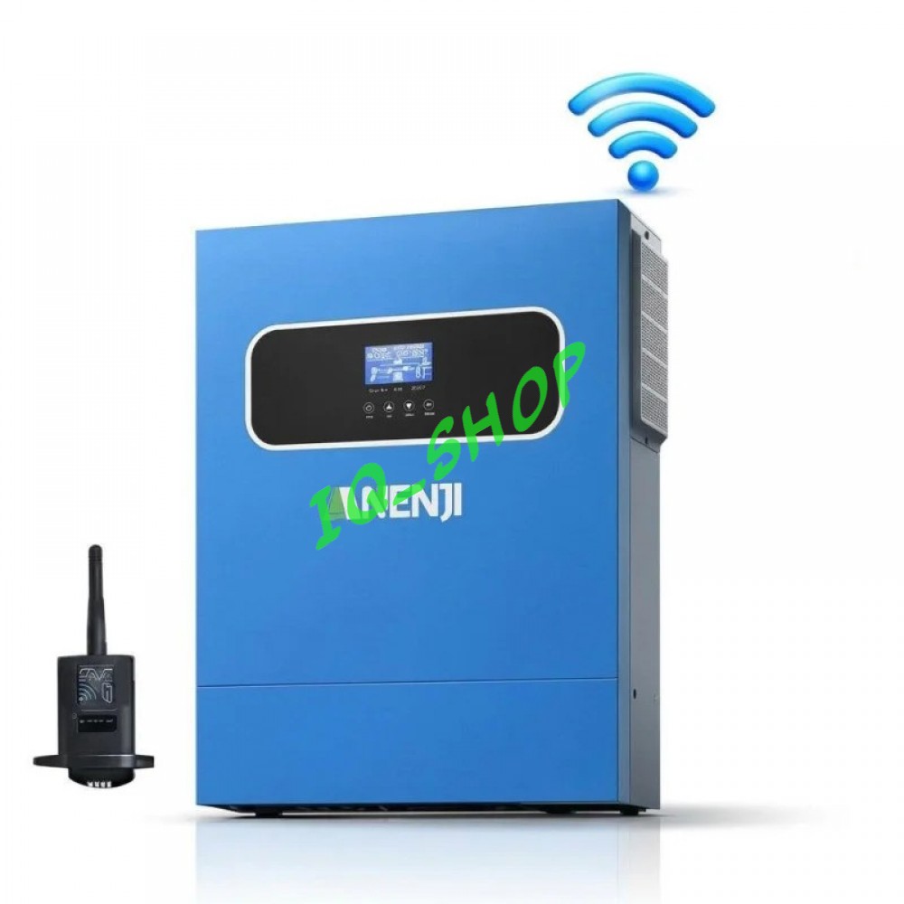 Гібридний сонячний інвертор Anenji 11 кВт 48V Wi-Fi, 2 MPPT, чиста синусоїда (On-Grid/Off-Grid)